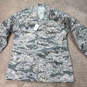 US Air Force Military Camouflage Utility Coat Jacket Mens 40L DSCP USAF NWT